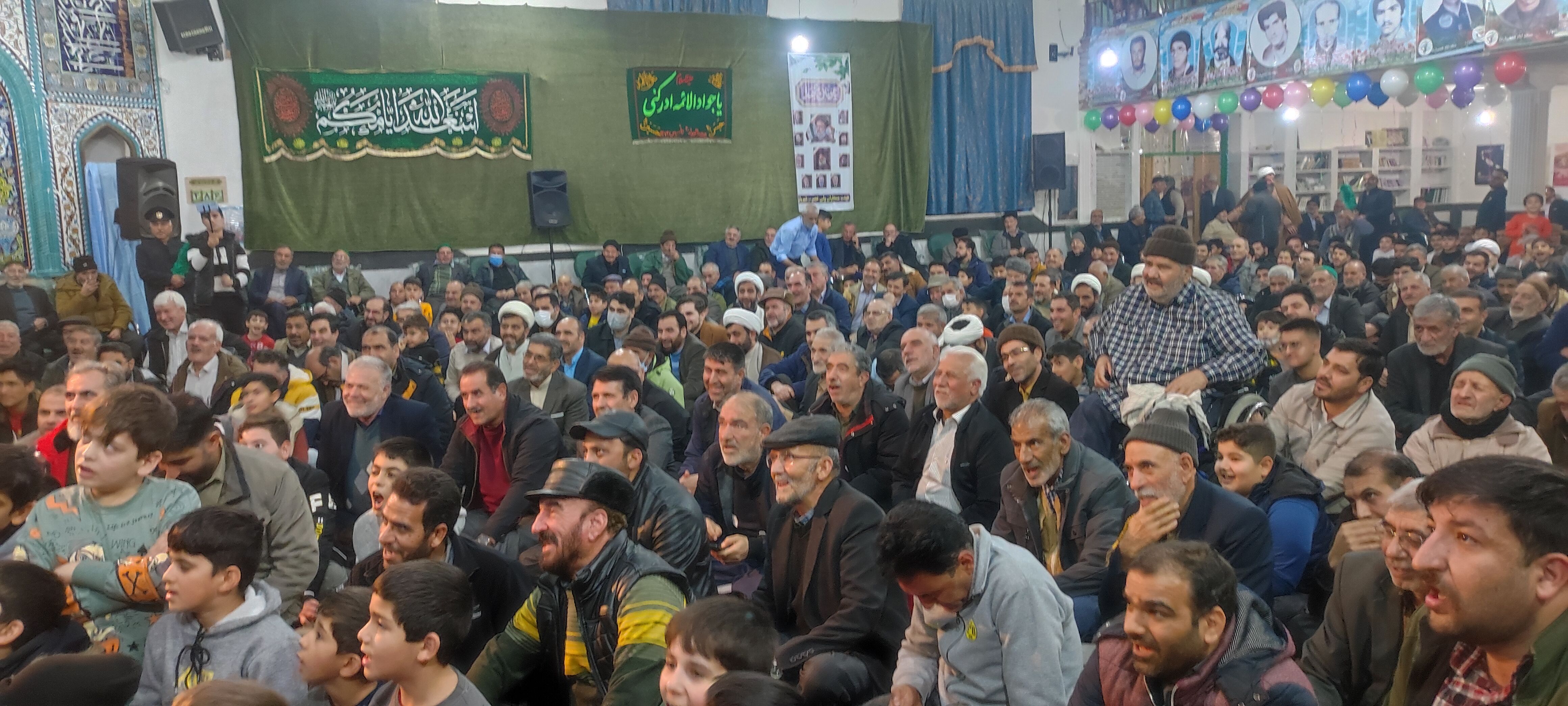 جشن بزرگ ولادت امام جواد (ع) در سالگرد عملیات کربلای پنج در بیت الجواد شیروان