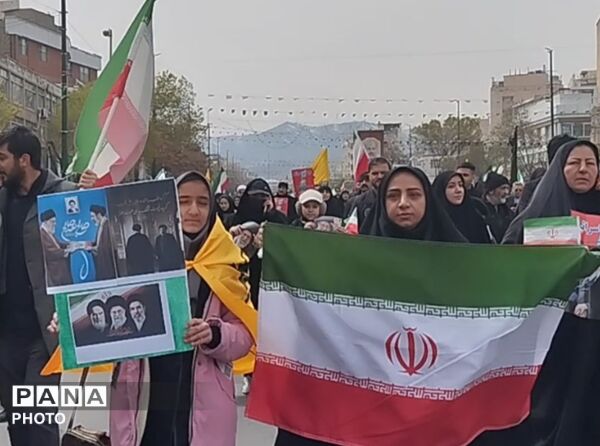 راهپیمایی روز قدس خط مقدم ایرانیان 