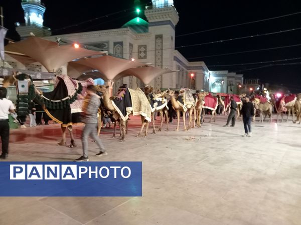 عزاداری هیات بنت الحسین (ع) در حرم بانوی کرامت 