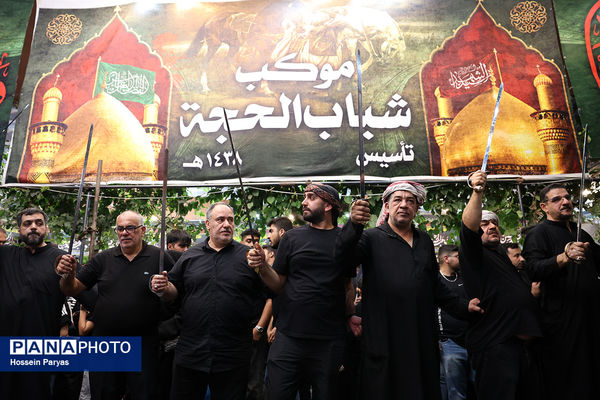 عزاداری شب عاشورا در محله دولت آباد تهران