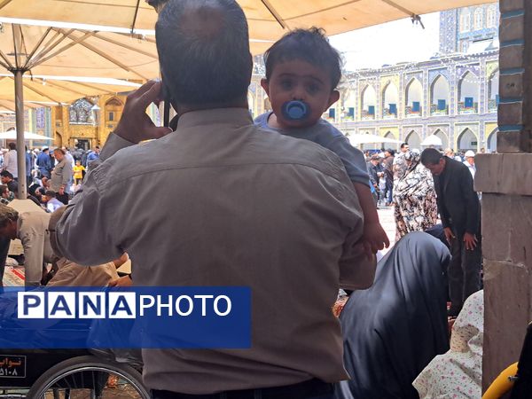 روز دحوالارض در حرم امام مهربانی‌ها