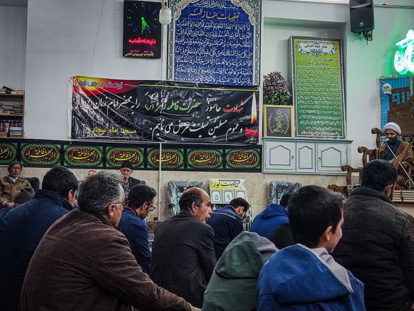 مراسم عزاداری شهادت حضرت زهرا (س) در شهر رباط‌سنگ  