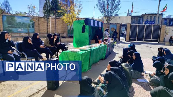 برپایی موکب به‌مناسبت شهادت حضرت زهرا(س) در مدرسه ۹ دی یاسوج