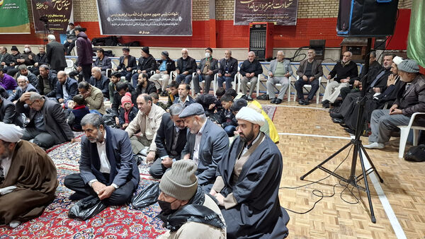 مراسم گرامیداشت نخستین سالگرد تدفین شهید گمنام در بوستان لاله قم