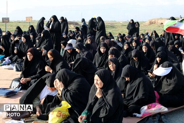 نیشابور غرق در نور استغاثه به مهدی موعود