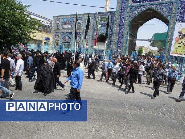 حضور پرشور مردم شهرستان بجنورد در راهپیمایی حمایت از غزه 
