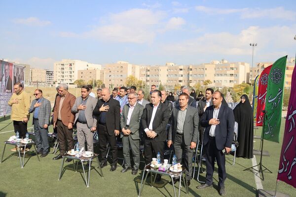 تداوم نهضت مدرسه‌سازی در کهریزک، خشت‌گذاری مدرسه ۱۵ کلاسه در مسکن مهر