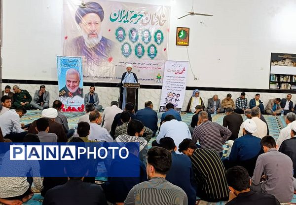 مراسم اولین سالگرد «شهید رئیسی» در حمیدیه