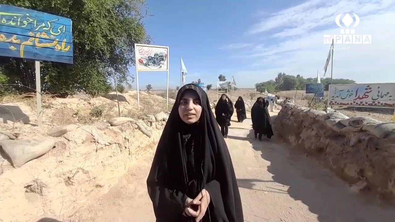  بازدید دانش‌آموزان اعزامی به راهیان نور از یادمان فتح المبین