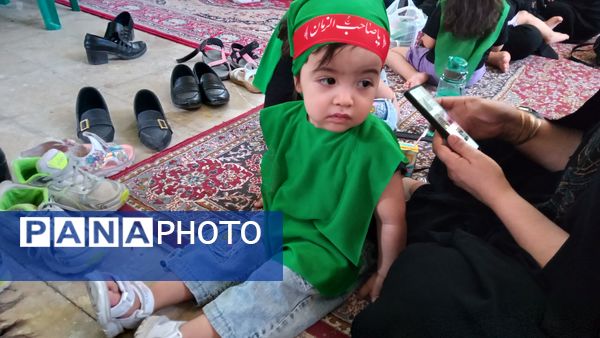 مراسم شیرخوارگان حسینی در حسینیه ولیعصر زرقان 