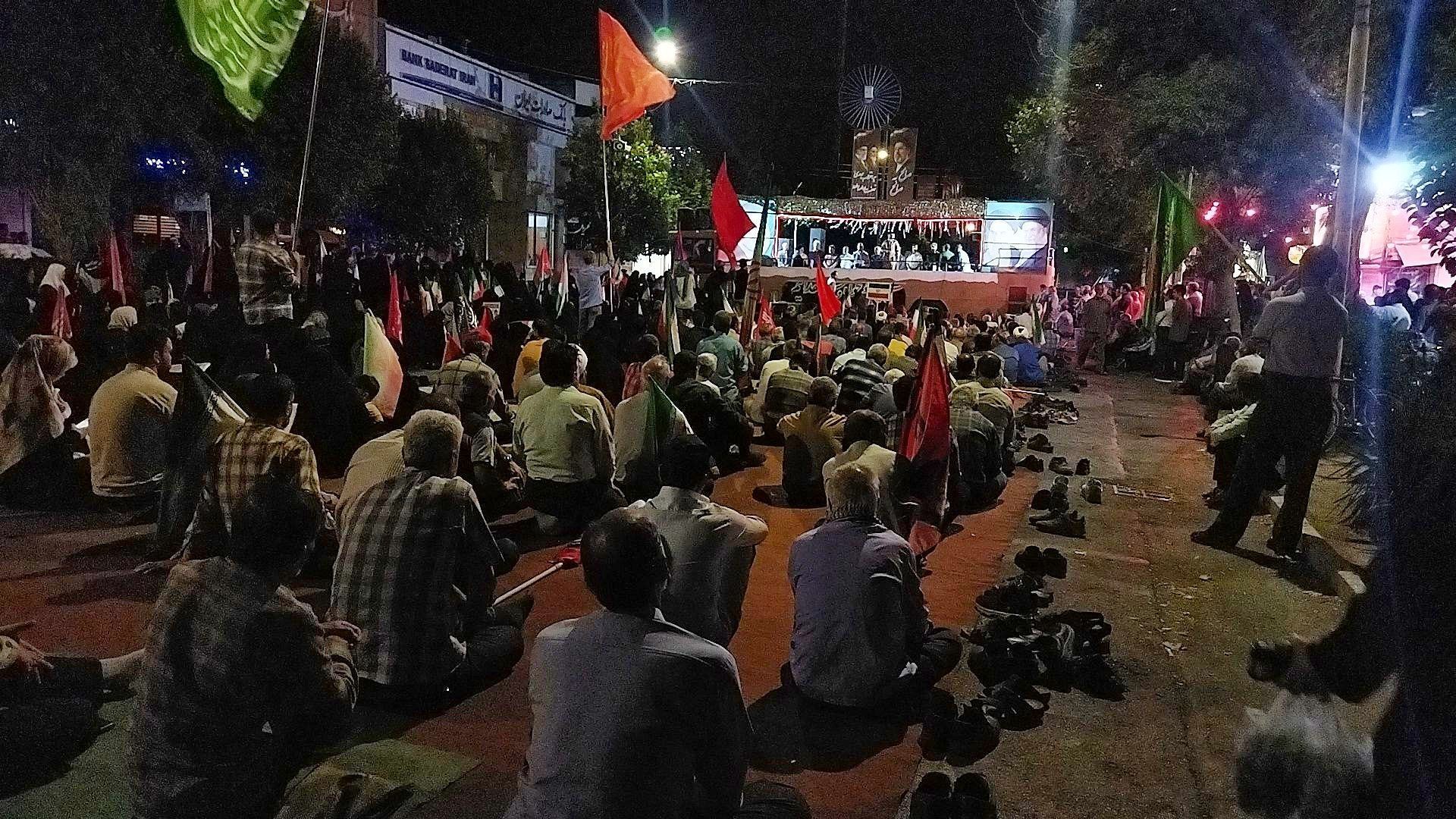 شکوه دلدادگی؛ موج جمعیت در اجتماع ۱۷۲ نیشابور