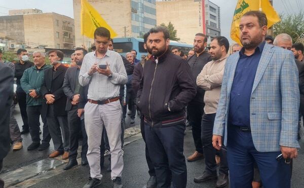 تجمع مردم کرج در محکومیت ترور رهبر مقاومت لبنان