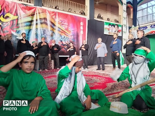 مراسم نمادین قبیله بنی اسد و ۱۳ محرم در روستای علی آباد پیشکوه