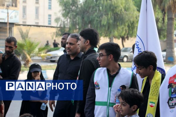 موکب‌ عشاق‌الحسین سازمان دانش‌آموزی، میزبان جاماندگان اربعین حسینی در هرمزگان