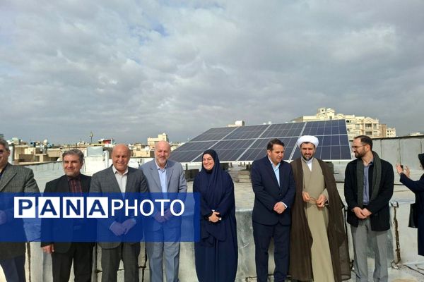 مدرسه خیری حسینی‌راد با چمن مصنوعی و پنل خورشیدی گشایش یافت