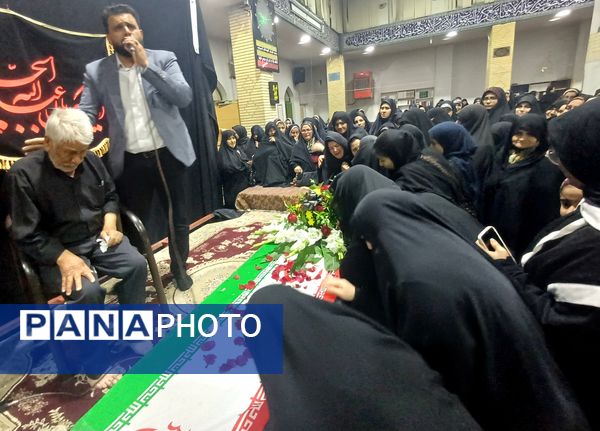 مراسم وداع با پیکر شهید مدافع وطن در شهرستان کوهپایه 