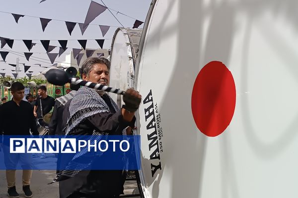 عزاداری مردم کرمانشاه در تاسوعای حسینی