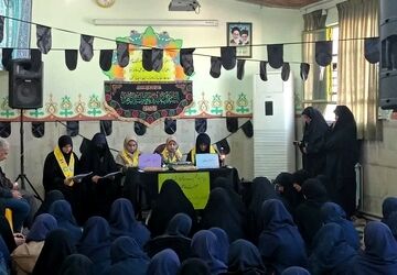 گرامیداشت ایام فاطمیه در دبیرستان شاهد قائمشهر