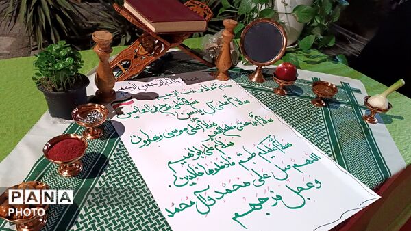 اجتماع مردم هنگام تحویل سال در چهارراه ورزش مشهد