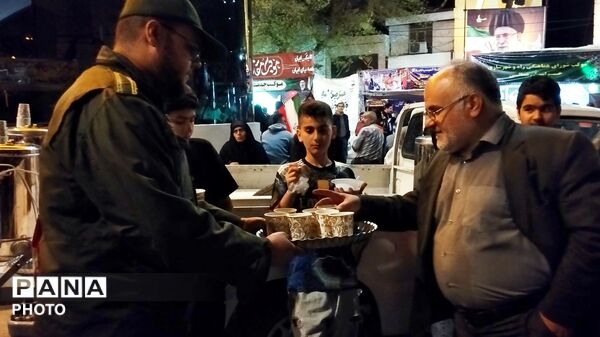 جلوه هایی از خدمت در میدان شهید بجنورد 