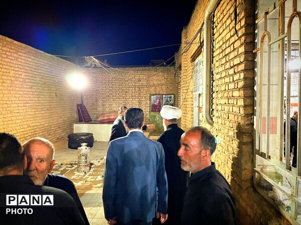 بازدید امام جمعه کاشمر از هیأت حسینی روستای جردوی
