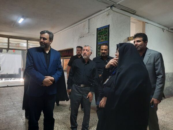 بازدید  رئیس مرکز حراست وزارت آموزش و پرورش از خدمت‌رسانی به زائران در مشهد