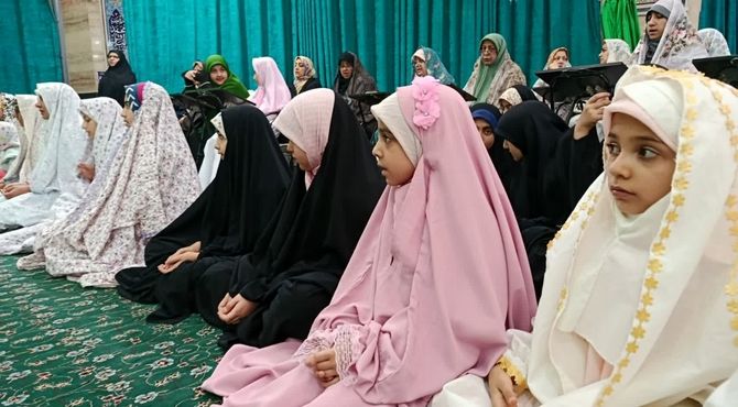 شروع اعتکاف دانش‌آموزان شهرستان ساوجبلاغ  