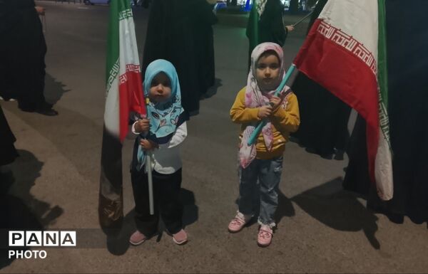 شب هفتاد و هشتم حضور شبانه در میدان جهاد شهر رشتخوار
