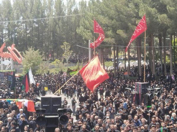عزاداری عاشورای حسینی در میدان قتلگاه بیرجند 