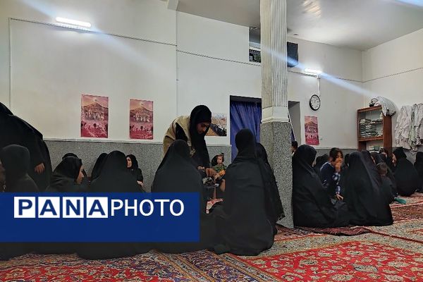 مراسم عزاداری شب تاسوعای حسینی در مسجد جامع شهر بار