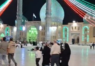 روایت خبرنگار پانا قم از حال و هوای مسجد جمکران در عید ولایت