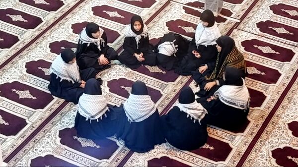  مراسم باشکوه اعتکاف دانش‌آموزی در مسجد قمربنی‌هاشم  محمدشهر کرج