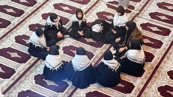  مراسم باشکوه اعتکاف دانش‌آموزی در مسجد قمربنی‌هاشم  محمدشهر کرج