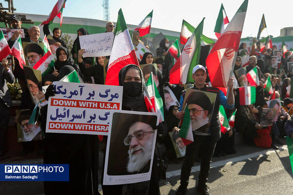 راهپیمایی محکومیت اقدامات تروریستی آمریکا و رژیم صهیونیستی علیه ملت ایران - 3