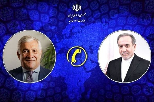 وزیران امور خارجه ایران و ایتالیا درباره آتش‌بس گفت‌وگو کردند