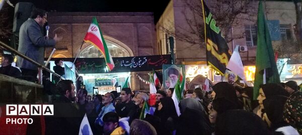 فریاد همبستگی از خیابان‌های نیشابور