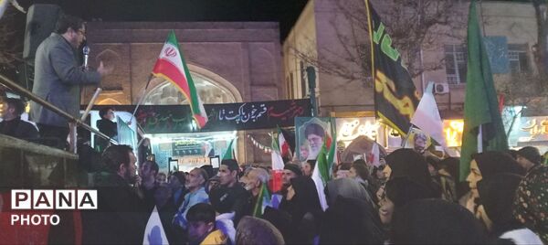فریاد همبستگی از خیابان‌های نیشابور