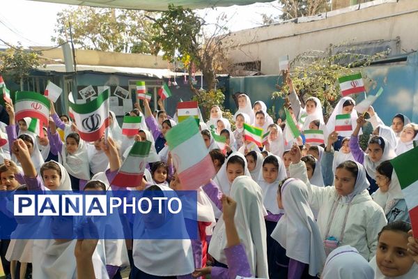 لبخند و شور نوجوانی، نشاط مدارس شهرستان قدس در ۱۳ آبان 