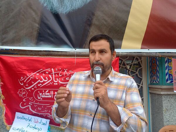 برپایی موکب مقاومت در شهرستان ملارد با شعار فلسطین پاره تن اسلام است 