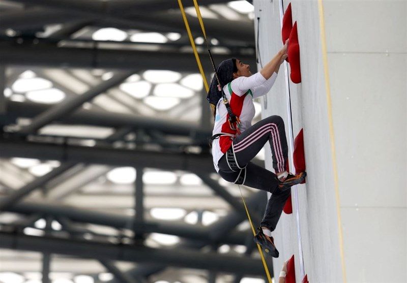  بانوی سنگ‌نورد ایران در جام جهانی رکورد ماده سرعت را زد