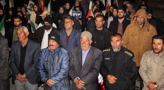 برگزاری مراسم اربعین قائد شهید در شهرستان مارگون