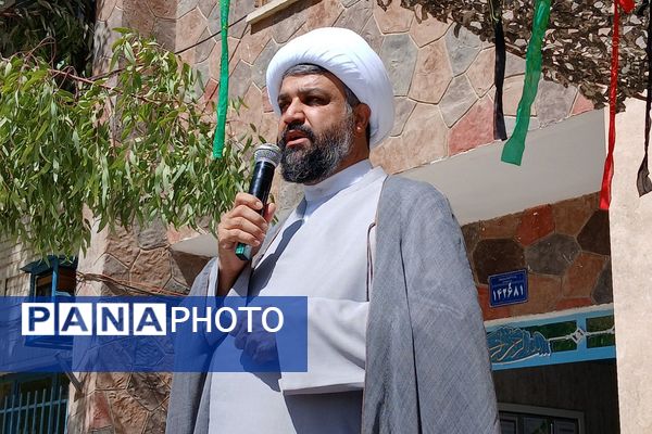 آیین افتتاحیه زمین چمن مصنوعی دبستان علی بن ابیطالب (ع) باقرشهر 