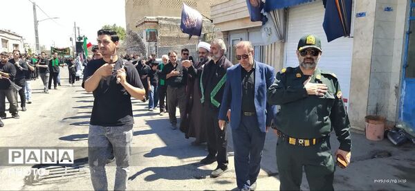 شور حسینی در شهر جعفریه قم 