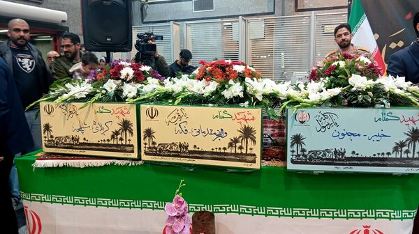 آیین استقبال از ۶ شهید گمنام در استان چهارمحال و بختیاری