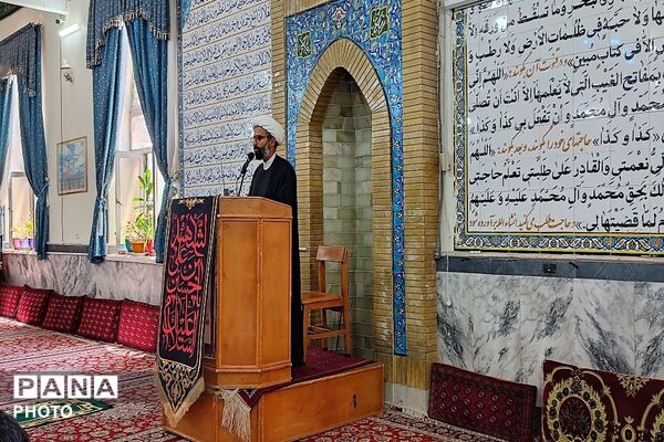 اقامه نماز عبادی سیاسی جمعه در نخستین روز از ماه محرم، مسجد جامع شهر بار