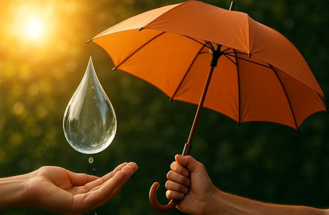 نجات قطره‌ها در گرمای تابستان