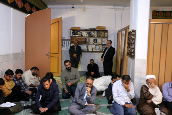 مراسم اربعین شهدای پرواز اردیبهشت در آموزش و پرورش قم