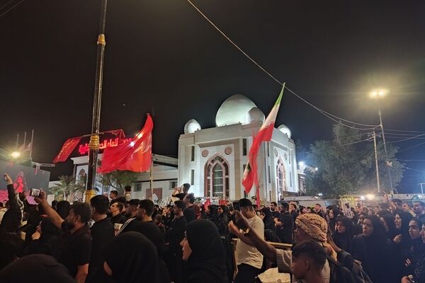 طنین سرود دختران ایران در قلب نجف