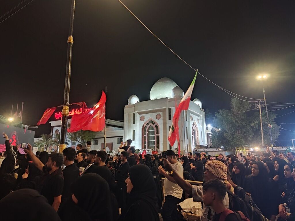 طنین سرود دختران ایران در قلب نجف
