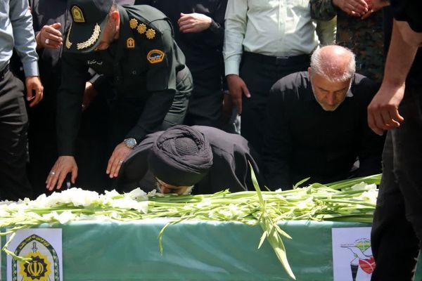 تشییع پیکر شهید محمد نعمتی سعیدآبادی در شهرستان بهارستان